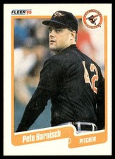 1990 Fleer Pete Harnisch Baltimore Orioles #177