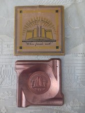 1933 Chicago World's Fair ASHTRAY  DODGE DESOTO PLYMOUTH CHRYSLER With Box