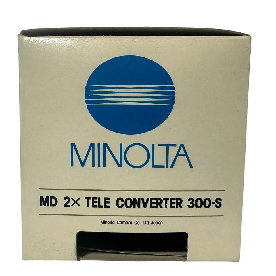 [Excelente COMO NUEVO] Minolta MD 2x Tele Convertidor 300-S de JAPÓN Foto 3 de 4
