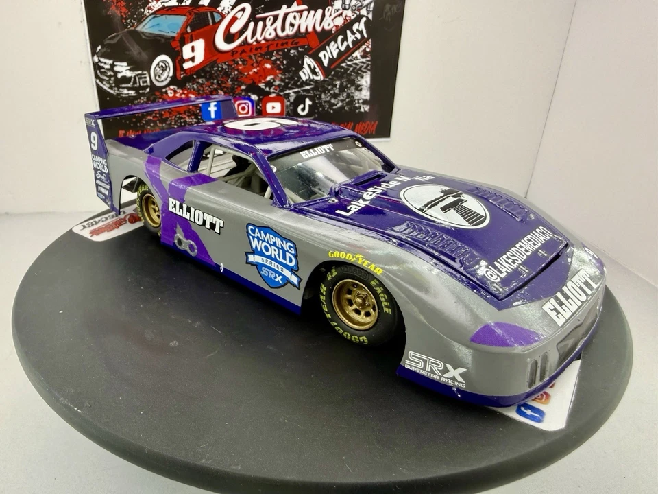 Bill Elliott 2021 SRX 1/24 Custom Diecast - Image 2 of 4