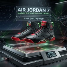Size 9 - Air Jordan 7 Retro Marvin the Martian for sale 