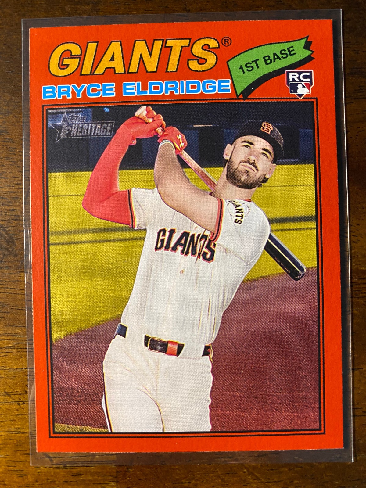 2026 Topps Heritage Bryce Eldridge #310 RC Rookie Red Border