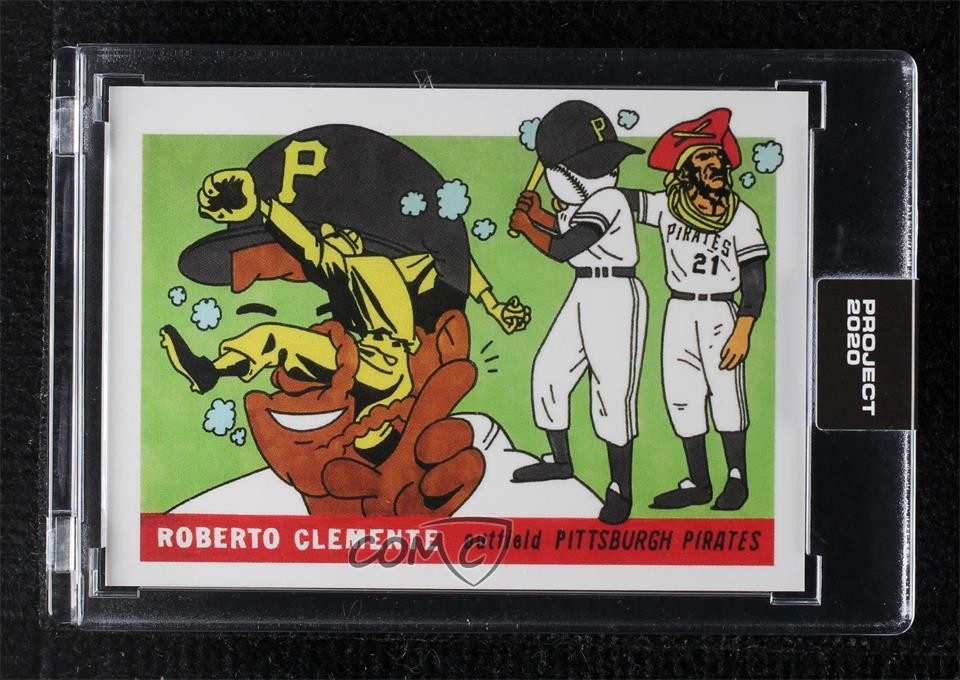 2020 Topps Project 2020 1955 Topps /4280 Roberto Clemente Ermsy #197 HOF 0d08