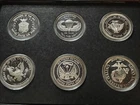 (6) - 1991 Desert Storm 1 Oz Military Silver Rounds