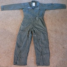 Flyers Coveralls Men Summer Fire Resistant Sage Green CWU-27P Size 40R Excellent