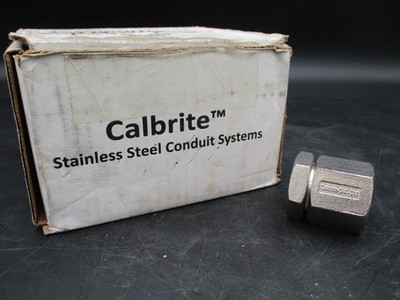 (QTY 1) CALBRITE S607003U00 3/4'' STAINLESS STEEL SS316 3-PIECE COUPLING ERICKSON