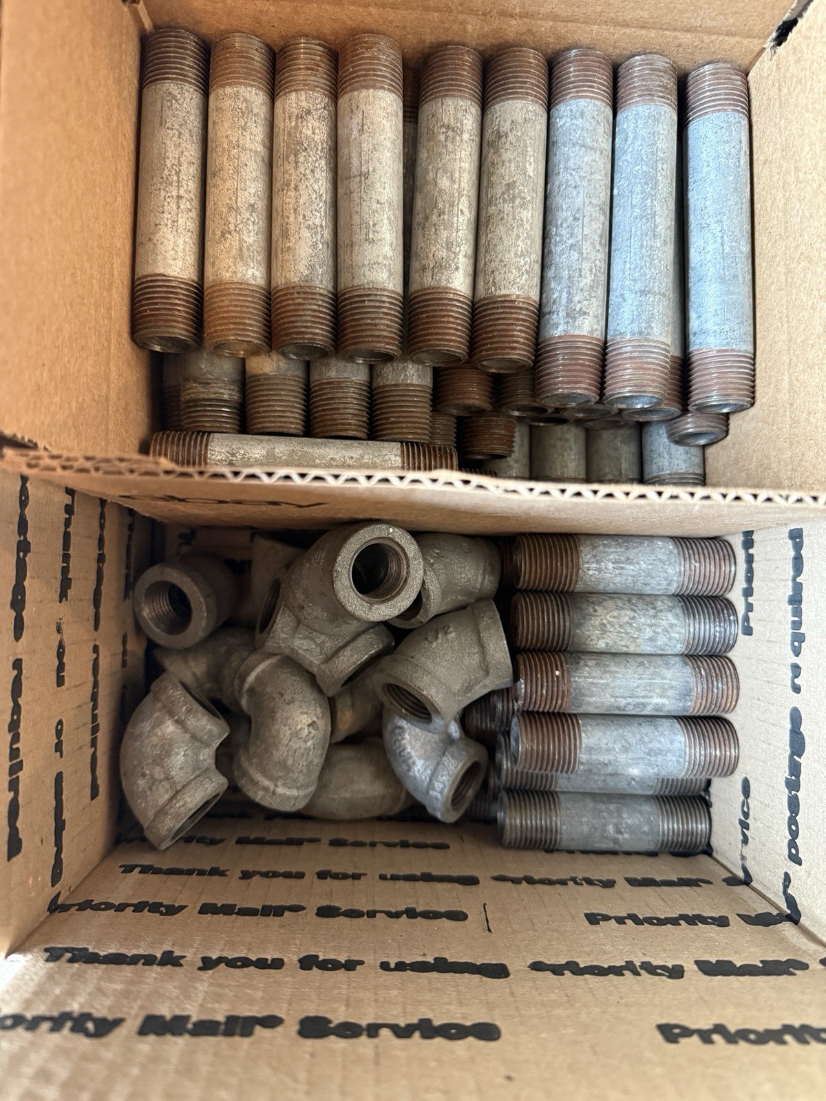 Plumbers Special.. 1/2” Galvanized Pipe And Fitting Collection.  See Description