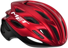 Casco MET Estro MIPS - Rosso/Nero Metallizzato, Lucido, Large