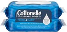 Cottonelle Fresh Care Flushable Wet Wipes, Adult Wet Wipes, 2 Flip-Top Packs, 42