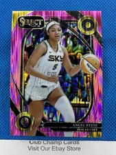 2025 #218 Angel Reese Panini Select WNBA Courtside Pink Flash Prizm Sky