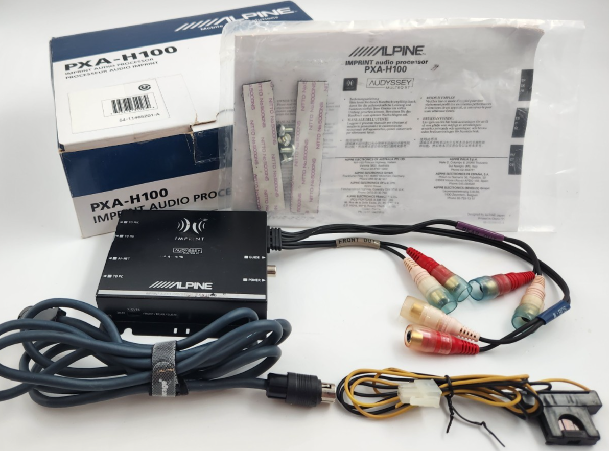 Alpine PXA-H100 Imprint Audio Processor & KTX-H100 Sound Manager