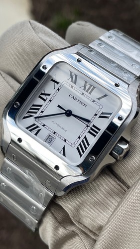 2026 NEW COMPLETE SET LARGE SANTOS DE CARTIER WATCH WSSA0018