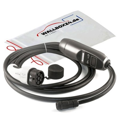 Wallbox24 Ladegerät tragbar KH Serie 1Ph Adapterversion 230V 7,2kW 32A Typ 2 5m 