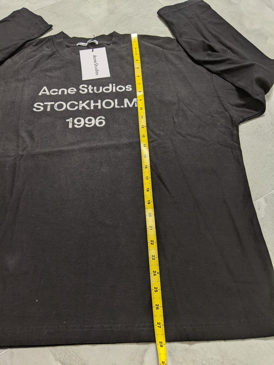 Acne Studios Stockholm 1996 Long Sleeve T Shirt Black Size L