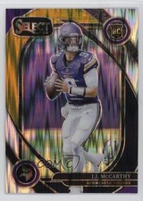 2024 Panini Select Club Level Black & Gold Shock Prizm JJ McCarthy #246 06l5