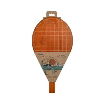 Waboba Rewild Paddle Set (Eco Friendly Alternative to Pickle Ball Equipment)