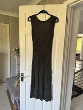 ABITO ZARA NERO ORO MAGLIA FILO METALLIZZATO TAGLIA S 10 12 14 SPECIAL ED BLOGGERS