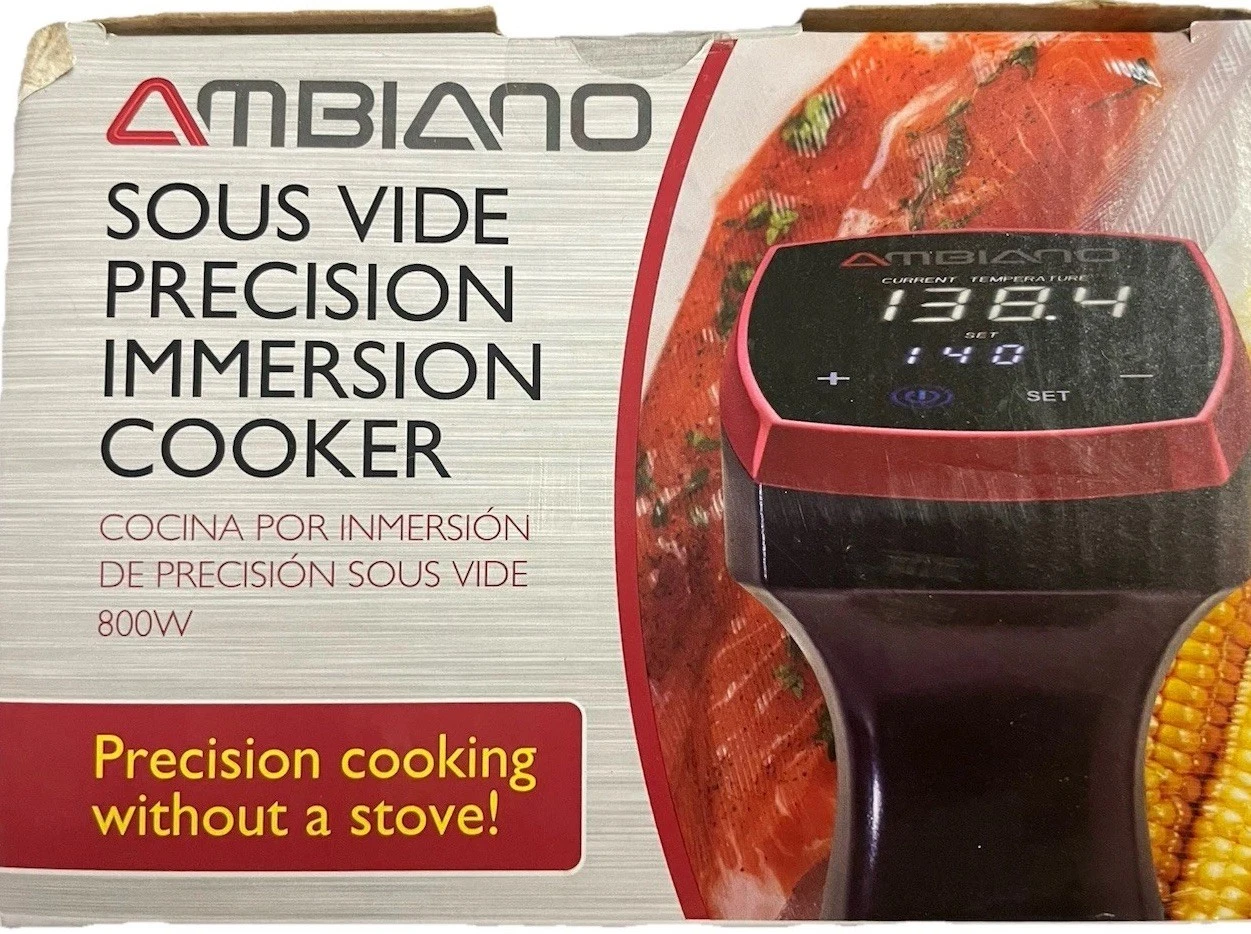 Ambiano Sous Vide Precision Immersion Cooker 800W Model H-106 Sealed BRAND NEW
Opens in a new wind