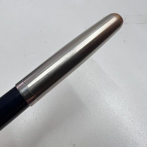 PARKER 51 Dark Blue Fountain Pen F Nib Blue Diamond Plunger Fill - 第 6/10 張圖片
