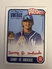 2020 Onyx Vintage Extended - Danny De Andrade #EADD Red Ink Autographs /25 (AU,