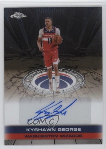 Kyshawn George – 2025-26 Topps Chrome Basketball · Topps Autograph Issue #TAU-KYG Kyshawn George