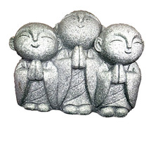 BUDDHA Statue Set Zen Shinto Japanischer Garten Figuren Stein Ornament Geschenk Geschenke