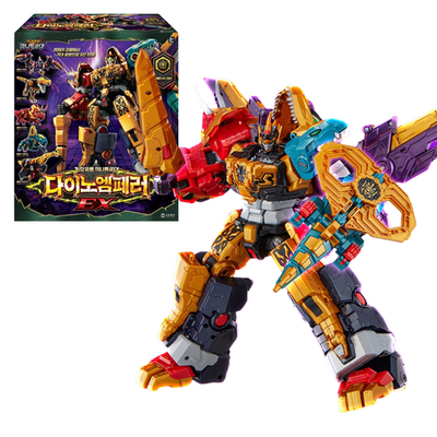 Miniforce Dino Emperor EX Transforming Robot 5-in-1 Dinosaur