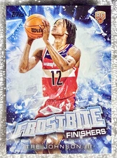 2025-26 Topps Holiday -  Tre Johnson III - Frostbite Finishers Case Hit #FF-TJ