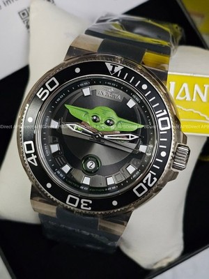 Invicta - Star Wars #816 Baby YODA Grogu Limited Edition GRAND DIVER mens watch