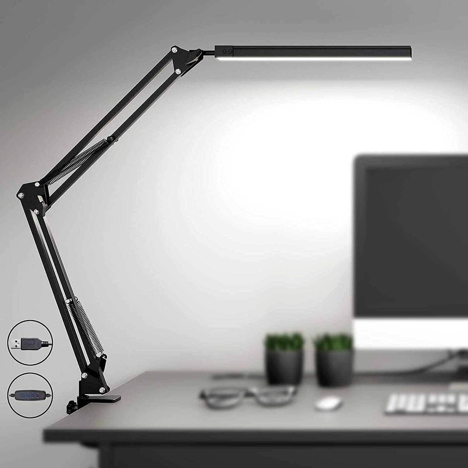 Lampada Clip LED Protezione Occhi - Ideale per Monitor e Studio