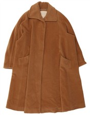 Ferre Womens Oversized Overcoat UK 14 Medium Brown Wool DJ03