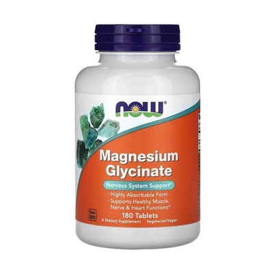 NOW Foods Magnesiumglycinat 200 mg   Hoch bioverfügbares Magnesium Bisglycinat f