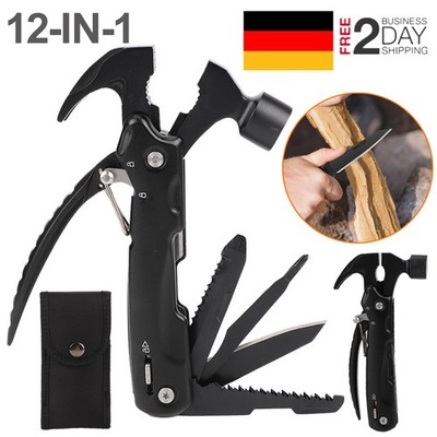 Multitool Hammer 12-in-1 Outdoor Camping Tools Gadgets Männer Werkzeug Geschenke