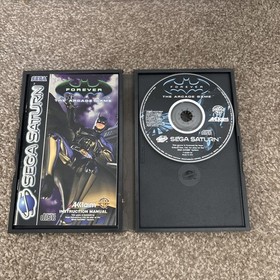 Batman Forever: The Arcade Game 🪐 Sega Saturn With Manual. Tested & Working!