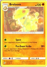 Breloom 108/236 Uncommon Unified Minds Pokemon Moderately Played
