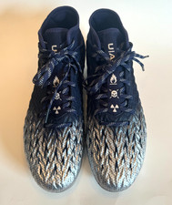 Under Armour Spotlight 4.0 MC Football Navy Blue Cleats Men's Size 9 3027977-400