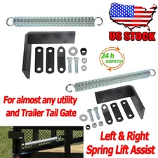 Trailer Tail Gate Spring Lift Assist Set For Utility Trailer Tailgate Left/Right