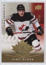 2021 Upper Deck Team Canada Juniors High Gloss 3/25 Cole Perfetti #79 0mi9