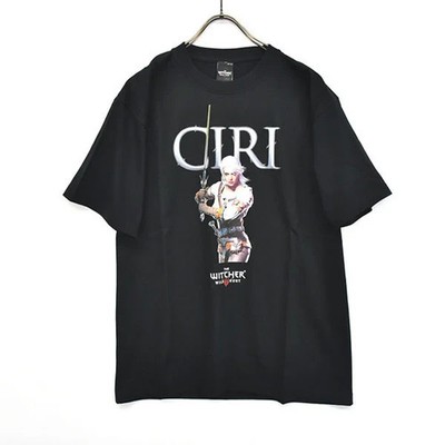 The Witcher 3 Wild Hunt T-Shirt Ciri Black Japan New