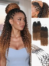 LUVME Deep Wave Miracle Knots Human Hair 16 Inch 195 Grams 18/30 Deep Wave