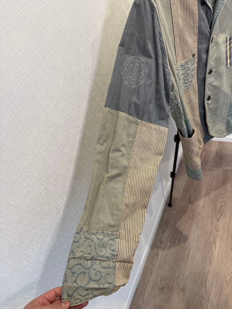 KAPITAL Patchwork Denim Coverall Jacket Size 4 Ja… - image 5