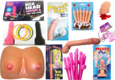 BRIDE TO BE HEN NIGHT PICK AND CHOOSE WILLY STROHHALME HANDSCHELLEN PEITSCHE SCHNAPSGLAS SET