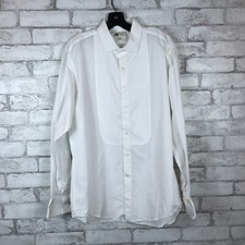 J.CREW X THOMAS MASON Ludlow 100 Cotton Men's White Button-Up LARGE