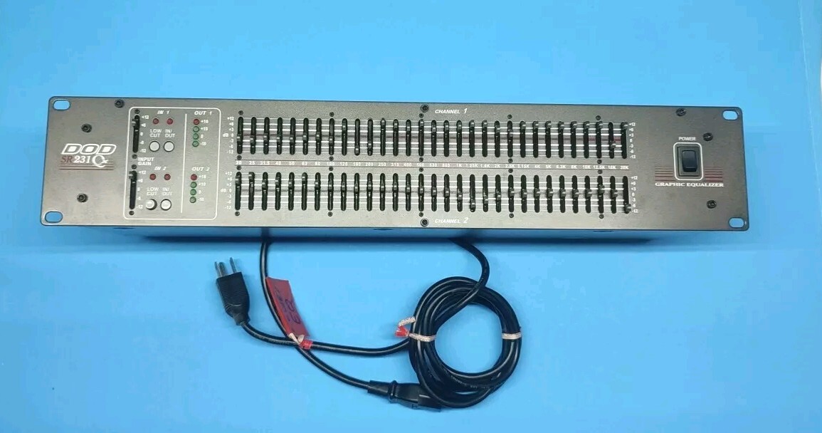 DOD 31B 2チャンネル イコライザー SR231 QXLR(How to operate DOD 31B 2チャンネル イコライザー SR231 QXLR(How to operate