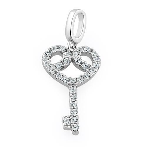 Pendentif environ 23 mm Foi-Amour-Espoir avec zircone argent 925