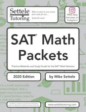 SAT Math Packets (2020 Edition): Practice Materials and Study Guide  - VERY GOOD