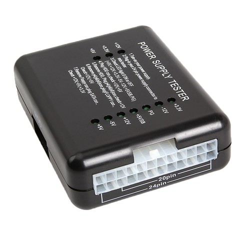 PC Computer Netzteil Tester LED 20-Pol. und 24-Pol. für HDD SATA ATX - Afbeelding 2 van 6