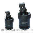 Impact Universal Joint 1/2" & 3/8" Dr 2pc Air Uni Joint Ratchet Socket Adaptor