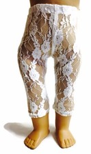 White Lace Leggings Clothes for 18 inch Girl Dolls Accessories Separates
