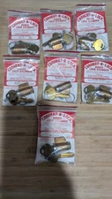 (7) Assorted New Old Stock Convert-A-Lock Bored Lock Cylinder Russwin Yale